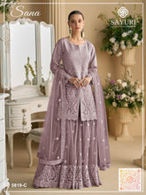 Sana by Sayuri - A New Hue of Opulence | Semi-Stitched Palazzo Suit 5819-C